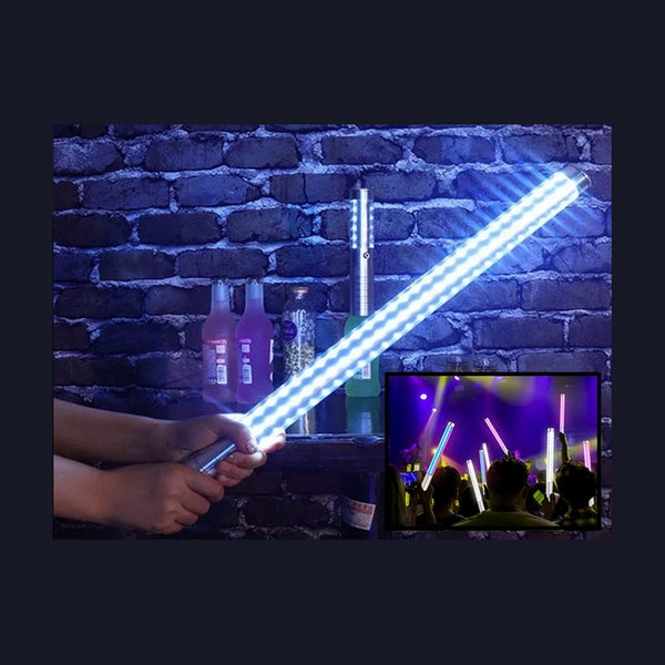 Baton lumineux pour bouteille LED's blanc arg 60 cm 2000mAh