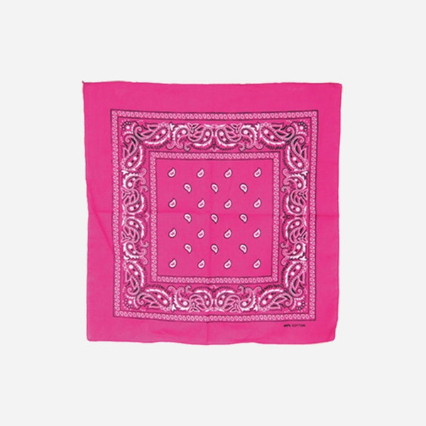 Bandana style cachemire fuchsia