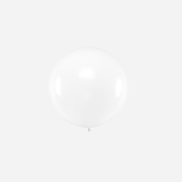 Ballon rond géant transparent 35 g 90 cm