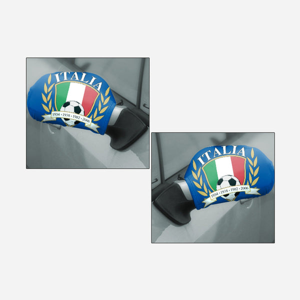 Paire de chaussettes pour rétroviseurs italie (bleu)