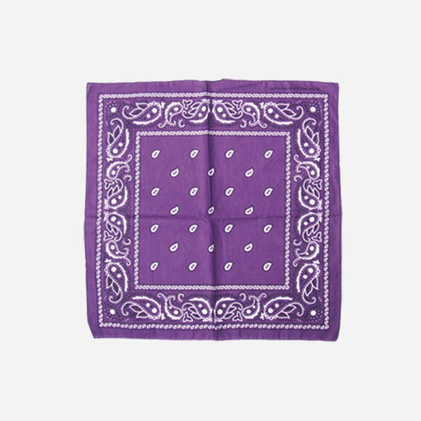 Bandana style cachemire violet