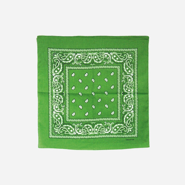Bandana style cachemire vert