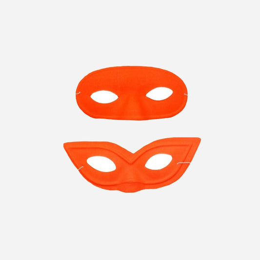 Masque PVC loup néon fluo assorti