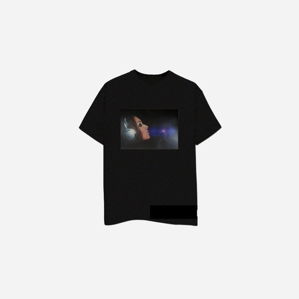 T-Shirt lumineux complet DJ femme
