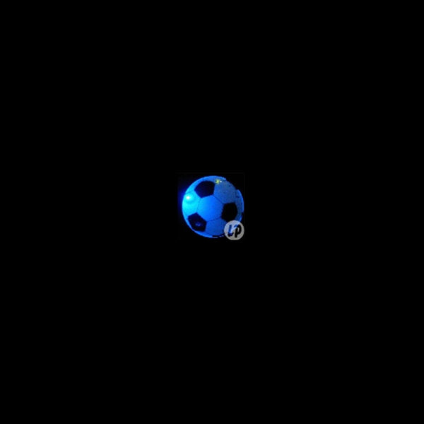Badge/magnet LED football noir & blanc