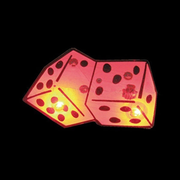 Badge/magnet LED double dé