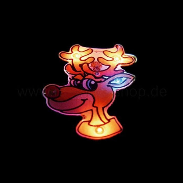 Badge LED renne