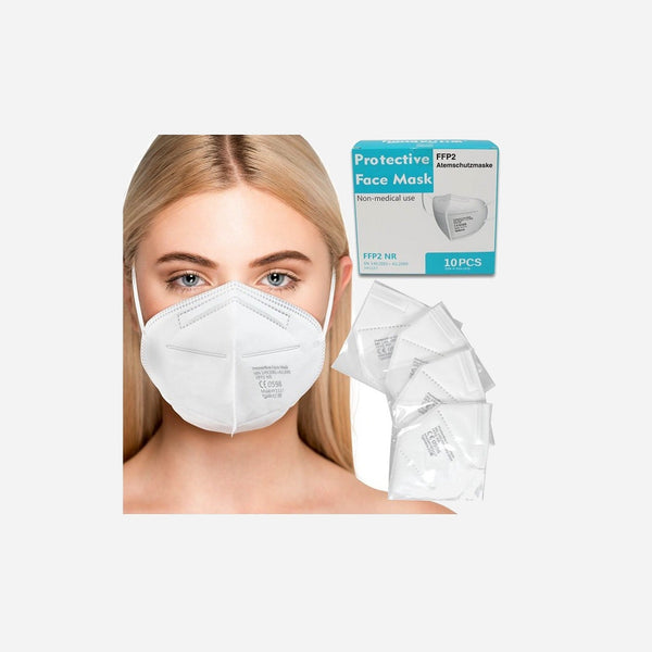 Masque barrière en papier FFP2 avec ce (achat par 10 pièces)