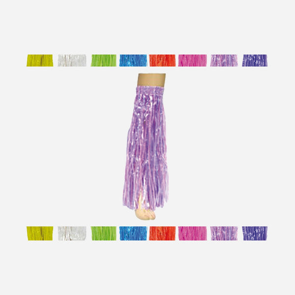Paire de jambières Tahiti 40 cm rose & lilas