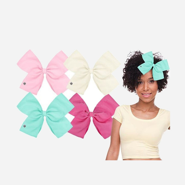 Barrette clip noeud papillon avec clip coeur assorti
