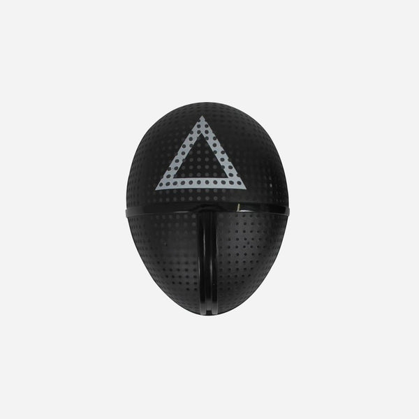 Masque coque noir motif triangle adulte