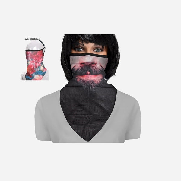 Foulard de protection avec attache-oreilles ST-044