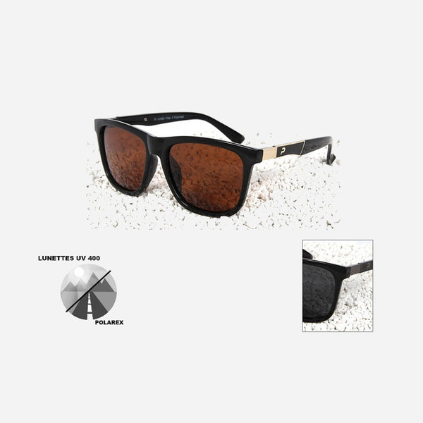 Lunettes de soleil polarex wayfarer polarisées assorti P002
