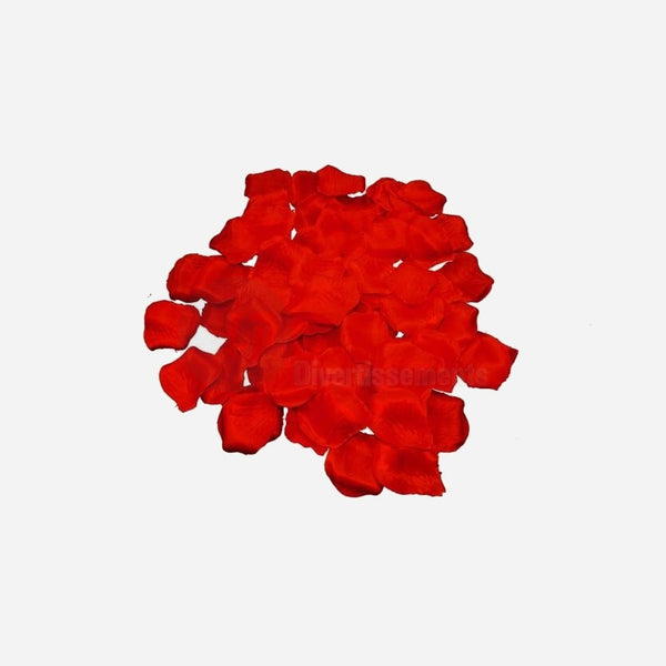 Lot avec 500 pétales de roses rouge