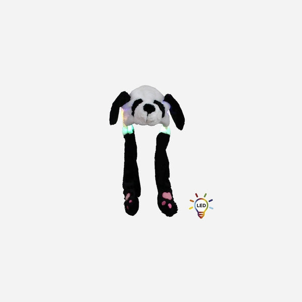 Bonnet lumineux LED's "oreilles qui bougent" Panda