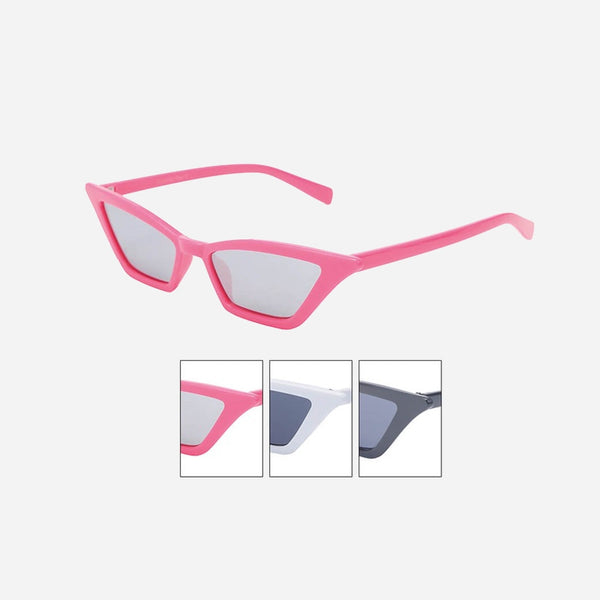 Lunettes de soleil rétro vintage nerd assorti V1554