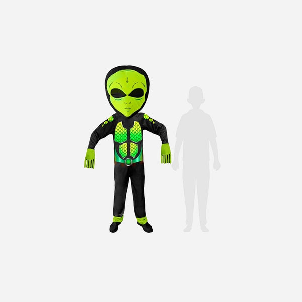 Déguisement alien avec tête géante enfant
