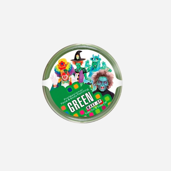 Pot galet de maquillage fard vert 25 g