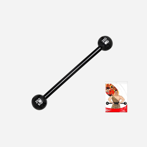 Haltère gag gonflable 120 cm