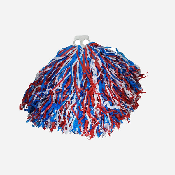 Paire de pompons pom pom girl avec anneaux france luxe