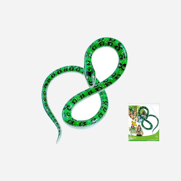 Serpent géant gonflable vert 1,52 m