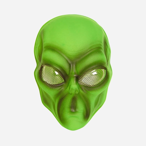 Masque coque alien vert luxe