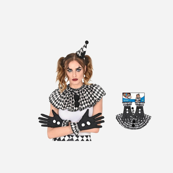 Set accessoires Clown Arlequin d'horreur II 4 pièces