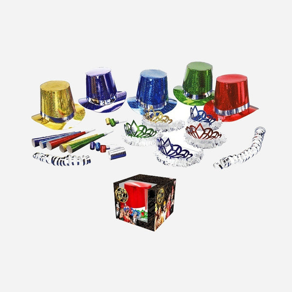 Kit party Las Vegas diamant multicolore 10 personnes