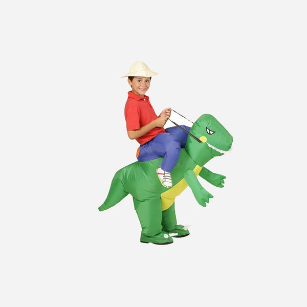 Déguisement gonflable jump in dinosaure 2 pièces enfant