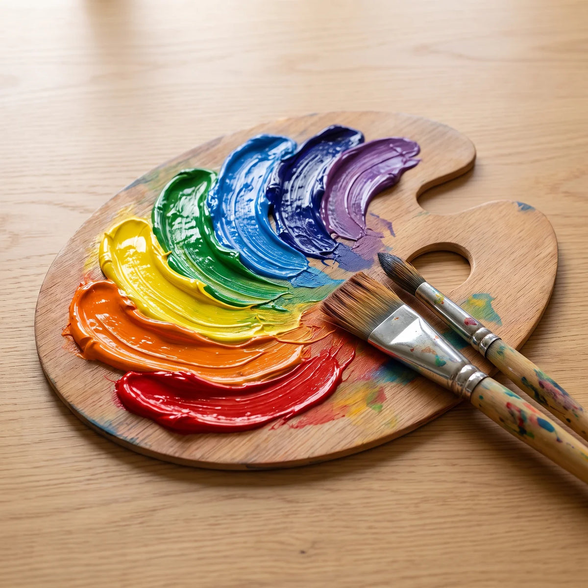 Palette de peintre — Multicolore