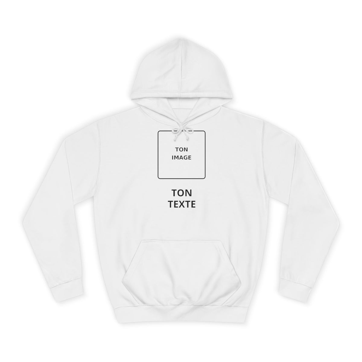 Sweat à capuche unisexe personnalisable Nightpass