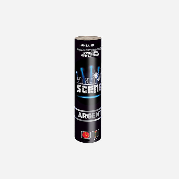 Jet de scène électrique argent 2 m 50 s