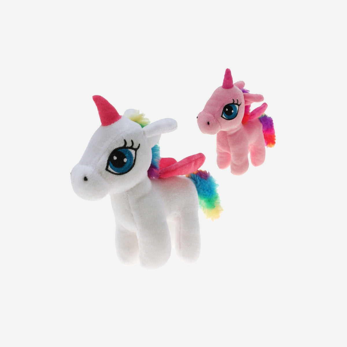 Peluche licorne debout "Fiona" assorti 16 cm