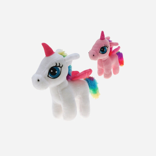 Peluche licorne debout "Fiona" assorti 16 cm