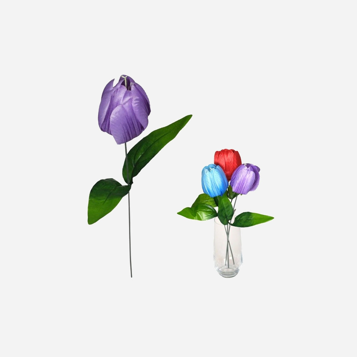 Fleur artificielle tulipe assorti 28 cm