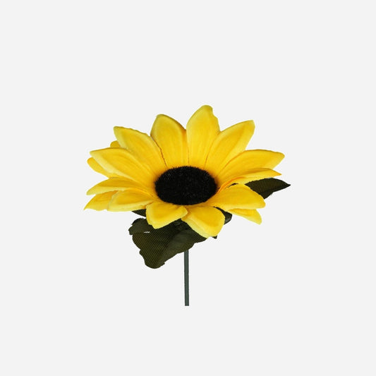 Fleur artificielle tournesol 28 cm