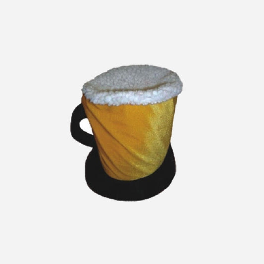 Chapeau carnaval chope de bière adulte 28 cm