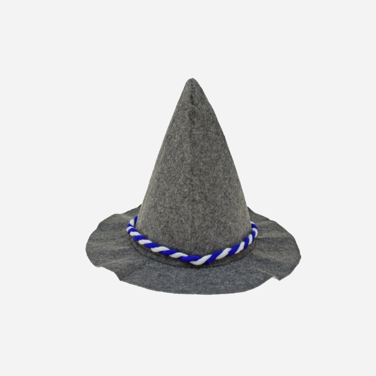 Chapeau fête de la bière conique gris