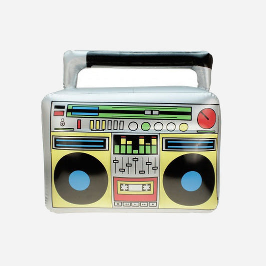 Ghetto blaster gonflable 45 × 42 cm