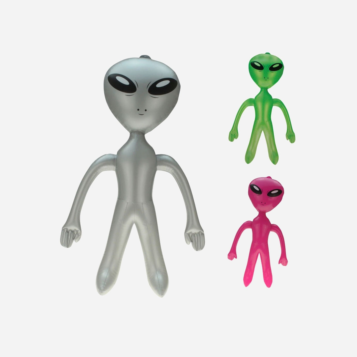 Alien gonflable 60 cm assorti