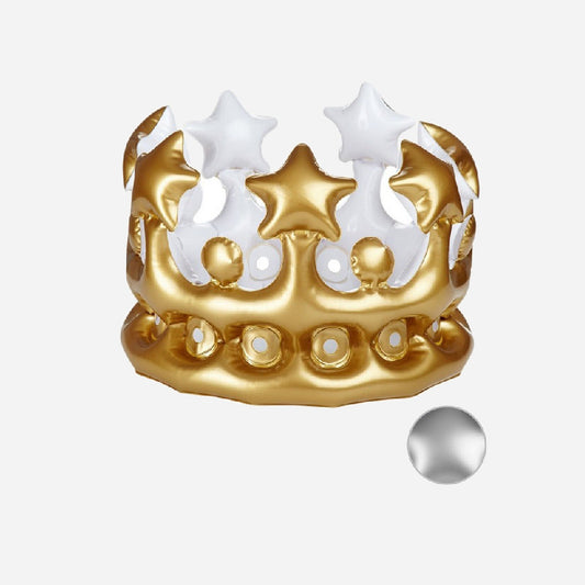Couronne gonflable assorti 23 cm