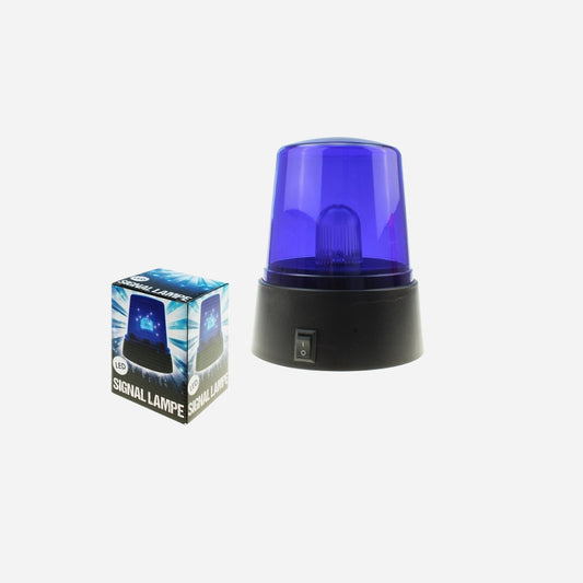 Lampe gyrophare LED's bleu 11 cm