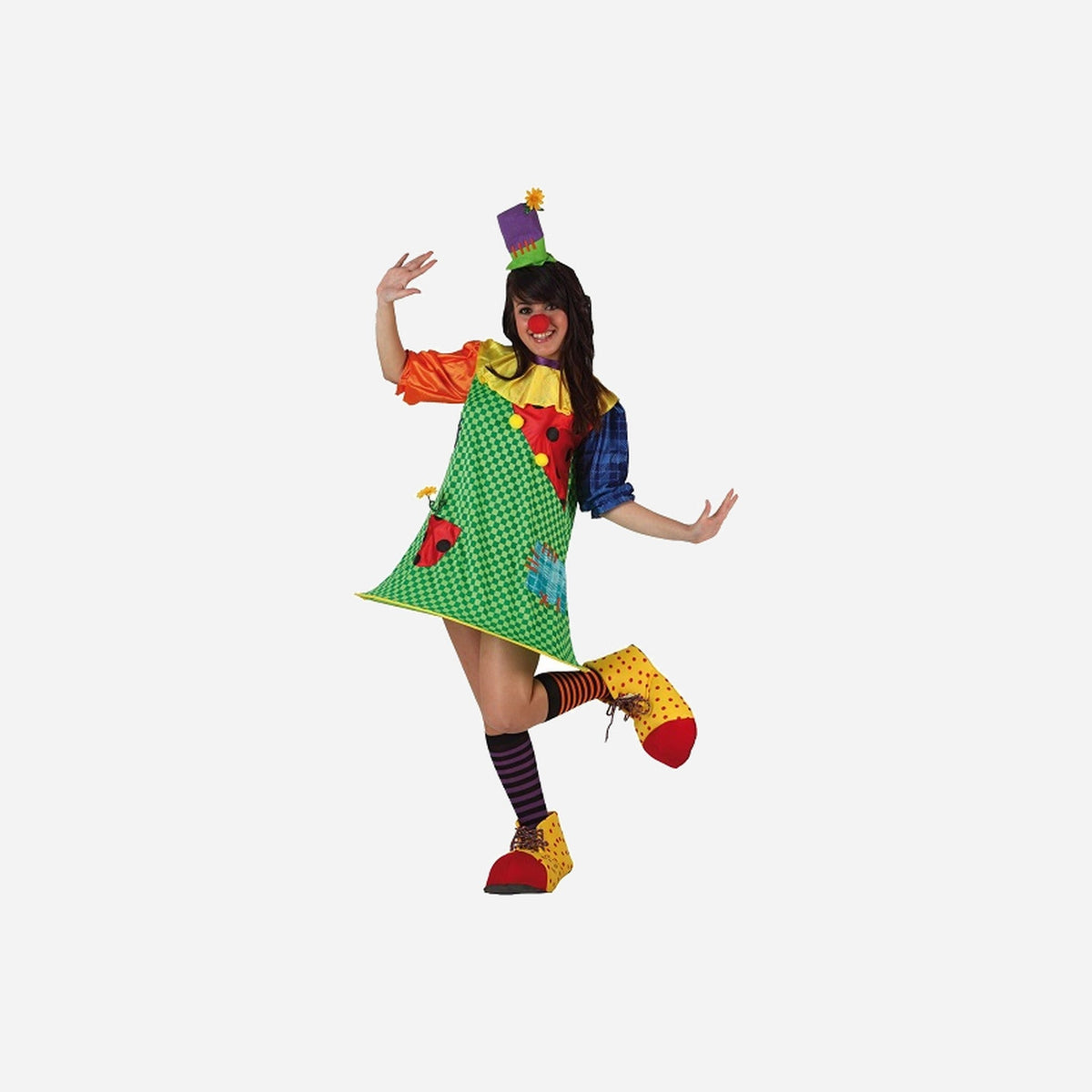 Deguisement robe femme clown Taille M/L