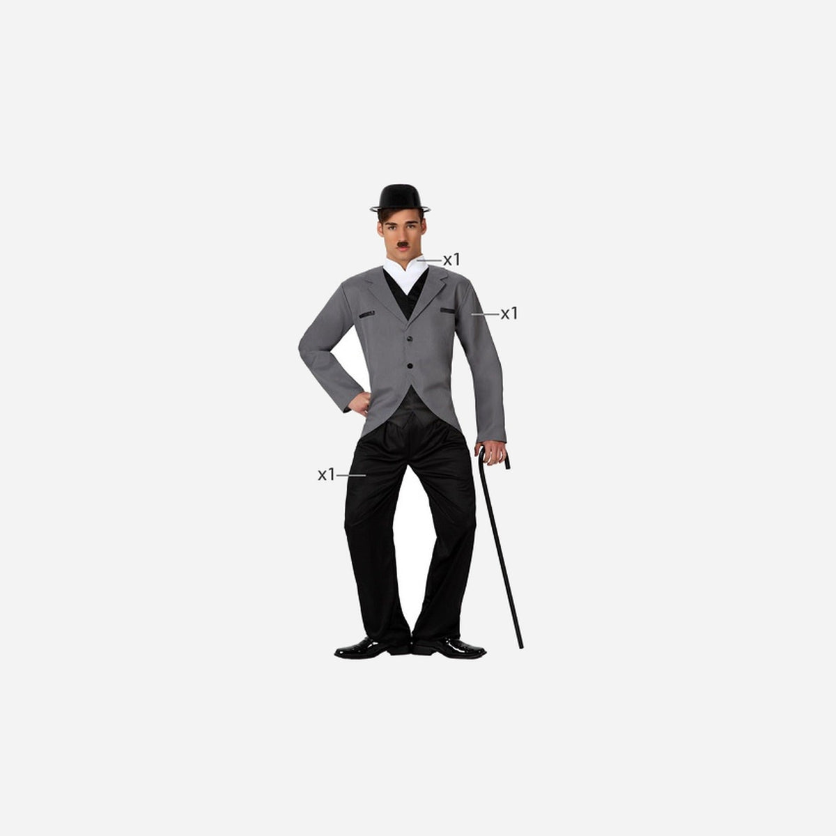 Déguisement "légende du cinéma" 3 pièces homme Taille M/L