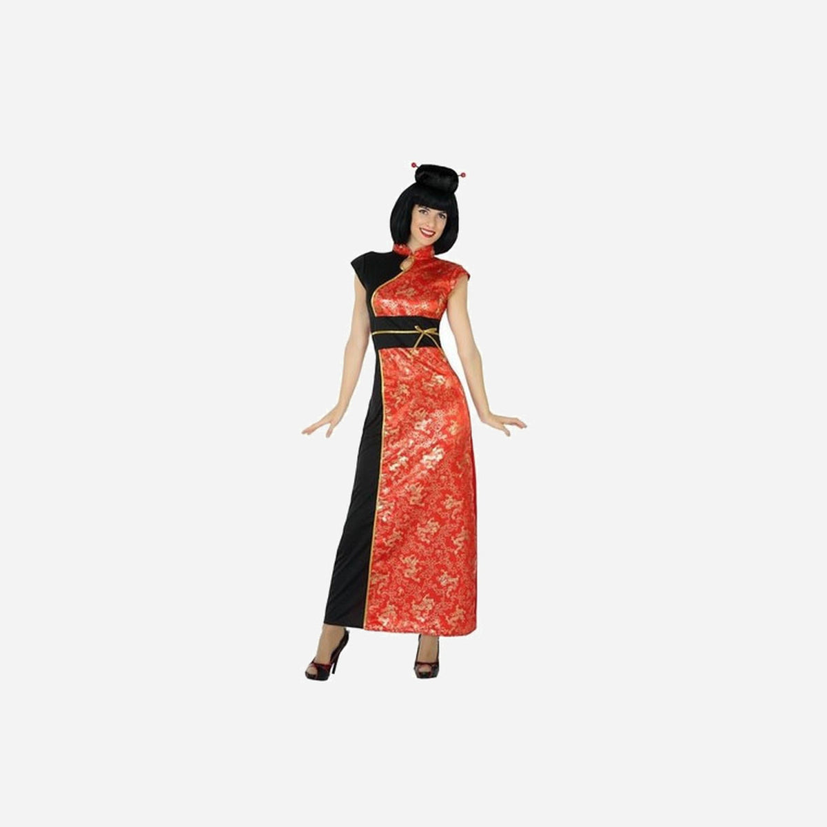 Robe de chinoise noir & rouge