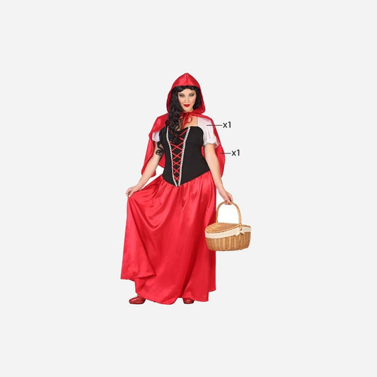 Déguisement chaperon rouge 2 pièces femme