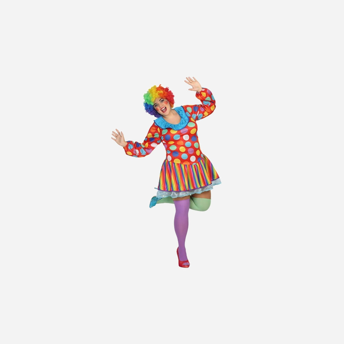 Déguisement robe femme clown