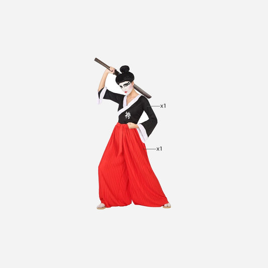Déguisement de japonaise 2 pièces femme Taille M/L