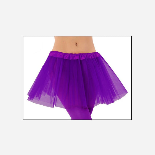 Jupe en tulle tutu pour adulte violet 30 cm
