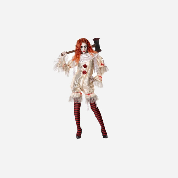 Déguisement de clown démoniaque femme Taille XL